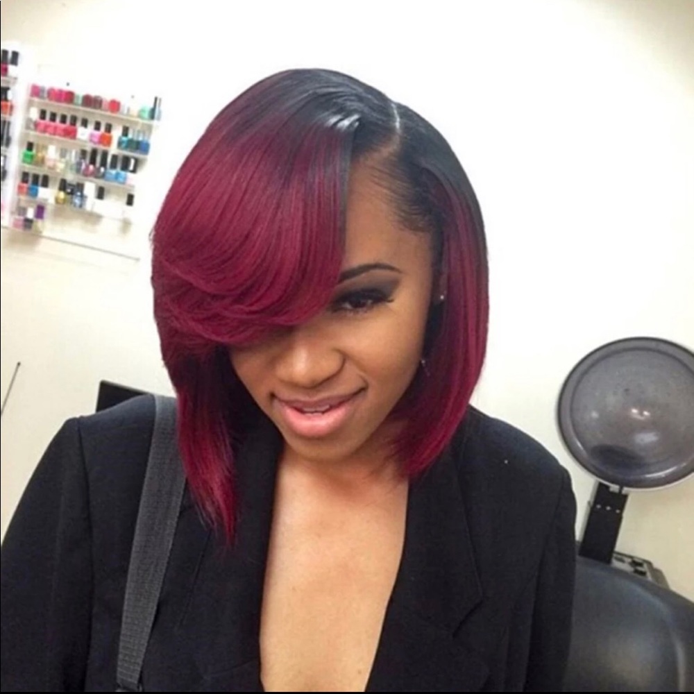 Human Hair Wig ... ombré...1B/99j